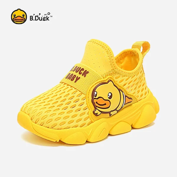 B.Duck Toddler Boys Girls Sneakers Kids Slip on Walking Tennis Shoes Lightweight