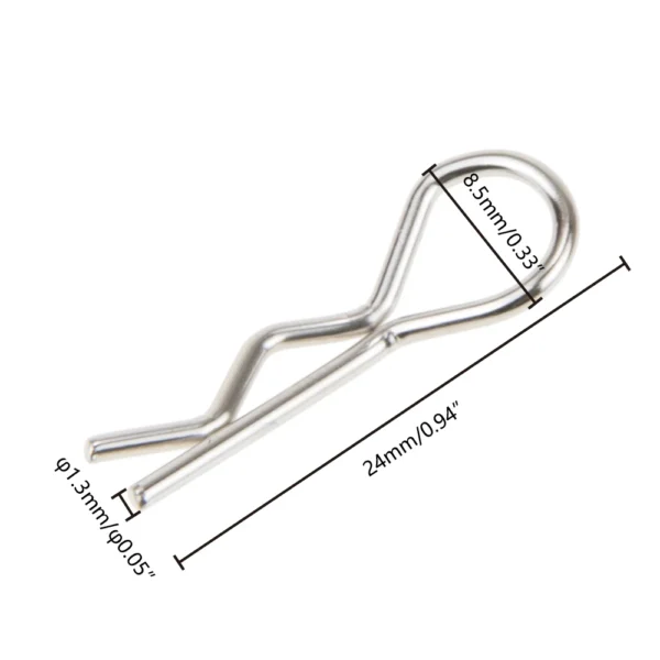 2pcs Body Shell Clip Pins For Model Remote Control Car HSP Redcat HPI 1/10 Scale RC Model Car Toy Spare Parts - Image 3