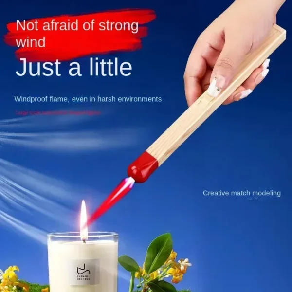 Super Long Open Flame Inflatable Butane Gas Lighter Multi-Purpose Lighter Kitchen BBQ Outdoor Ignition Gadgets - Image 6