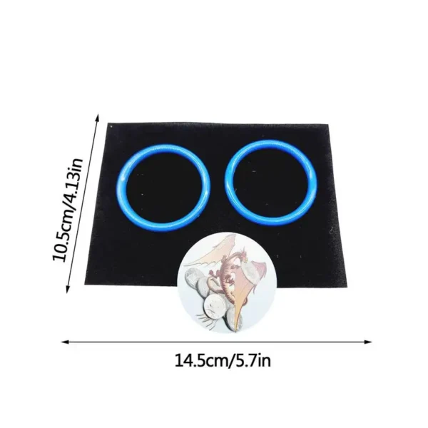 Creative Double Ring Swallow Money Coin Disappear Toy Magic Props Entertaining Holiday Party Favors Activates Party Atmosphere - Image 6