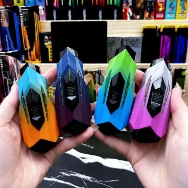 New Butane Gas Lighter with Color Light, Dual Color Flame, Airplane Style Direct Spray Lighter, Cigarette Accessories Small Gift - Image 4
